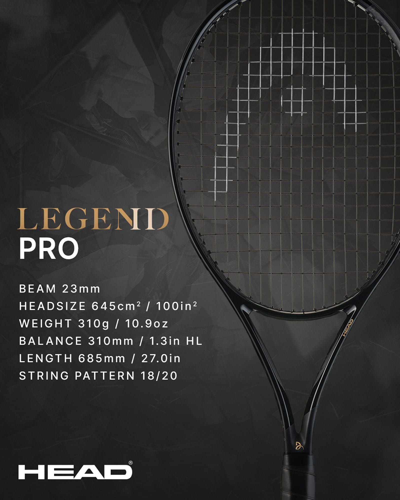 Head Adult Speed Pro Legend Tennis Racquet