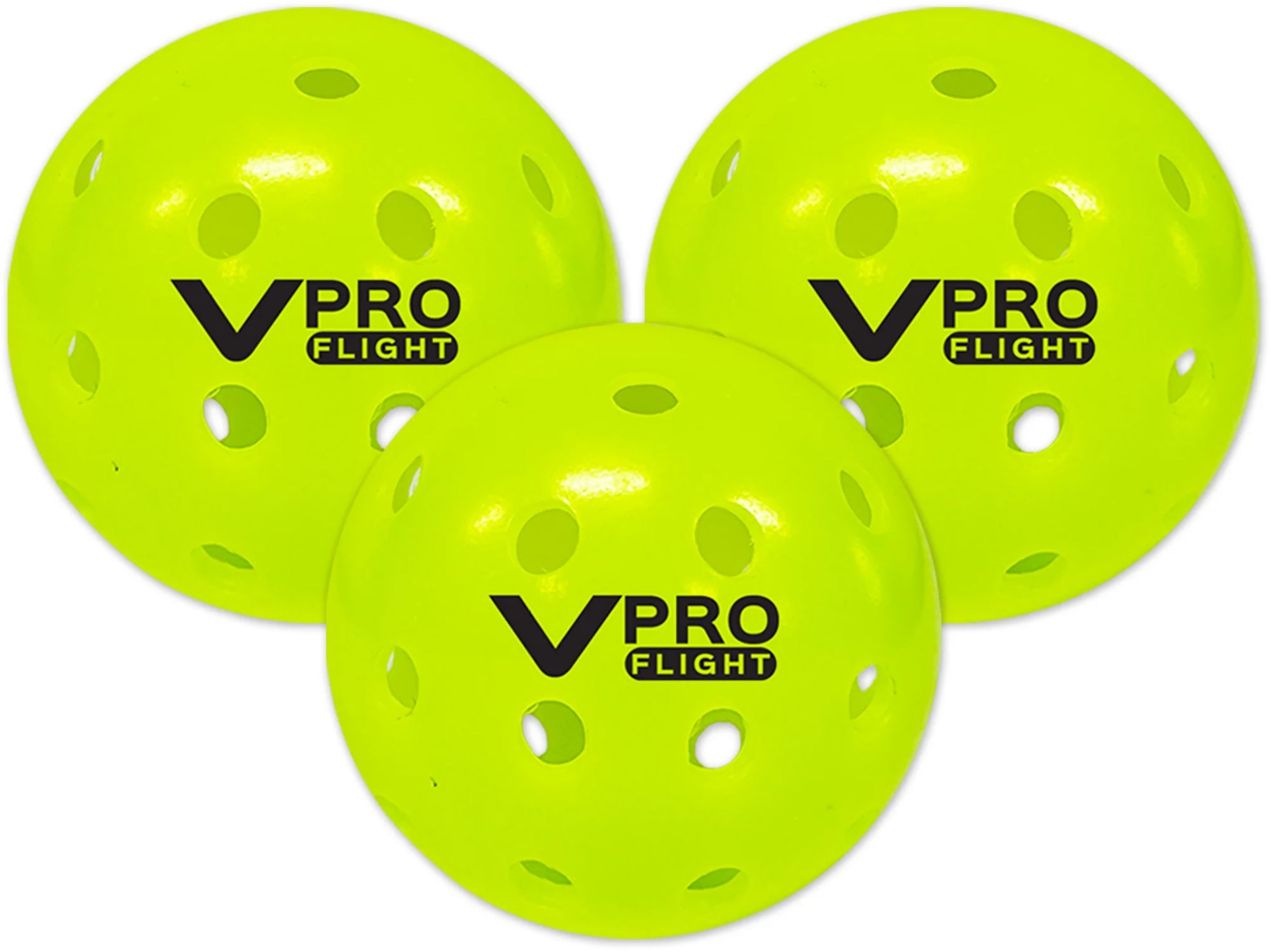 Vulcan VPRO FLIGHT Outdoor Pickleball - 3 Pack