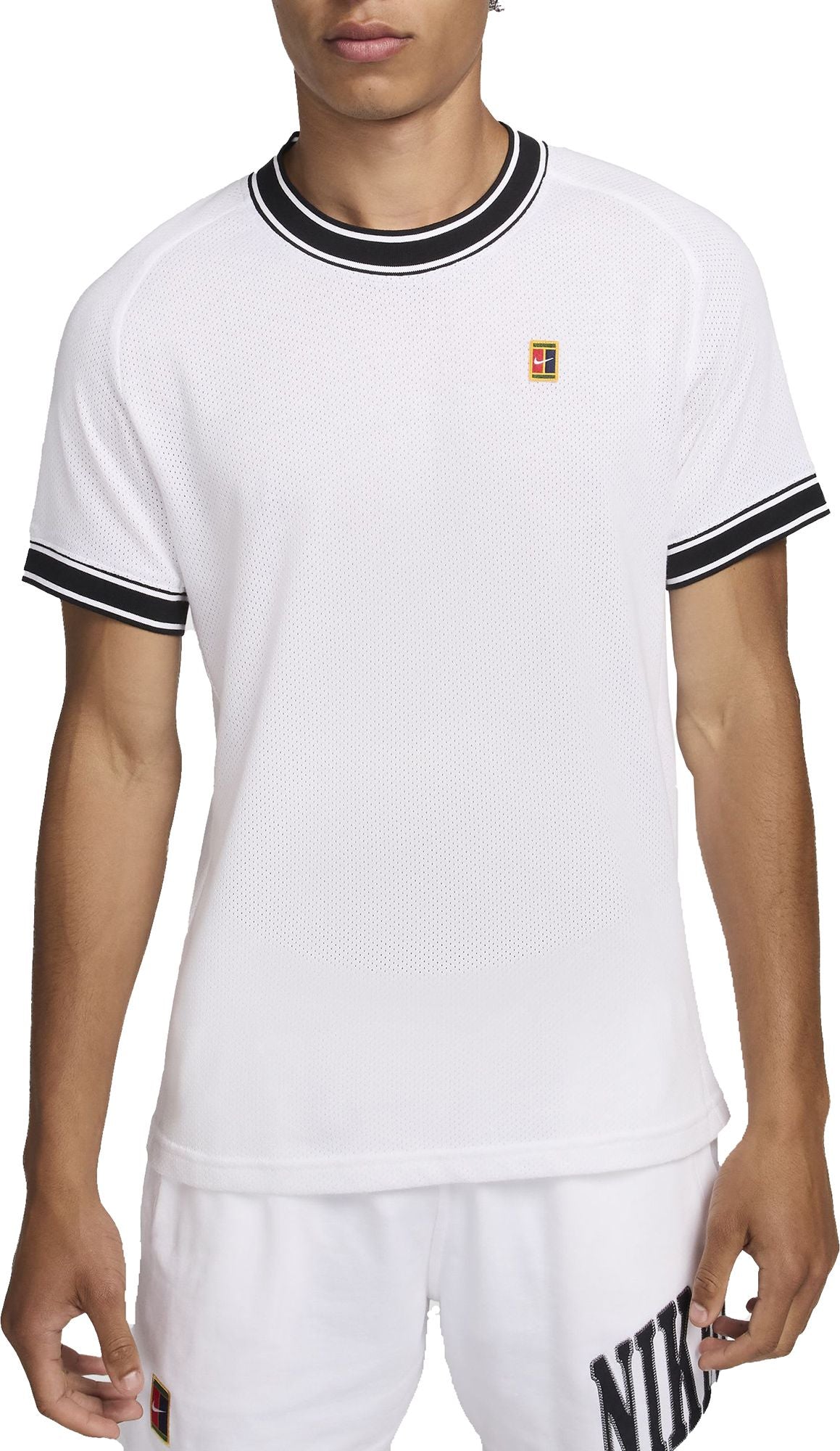 Nike Men's NikeCourt Heritage Short Sleeve Tennis Shirt