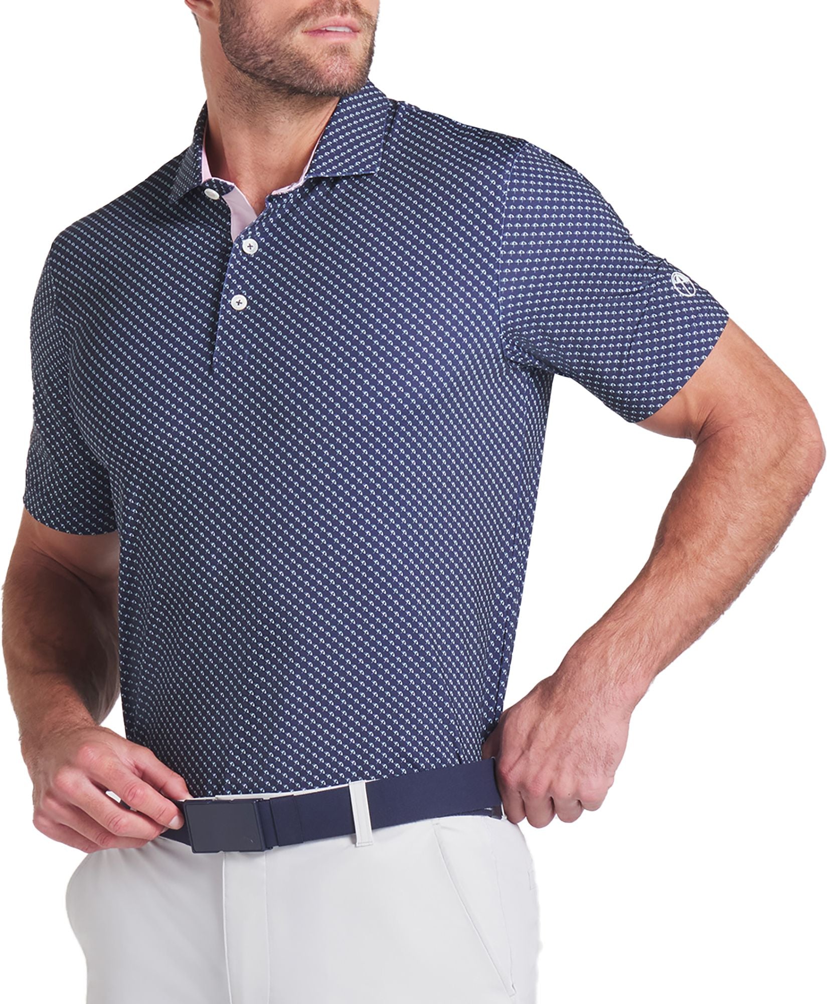 PUMA X Arnold Palmer Men's Micro Umbrellas Golf Polo