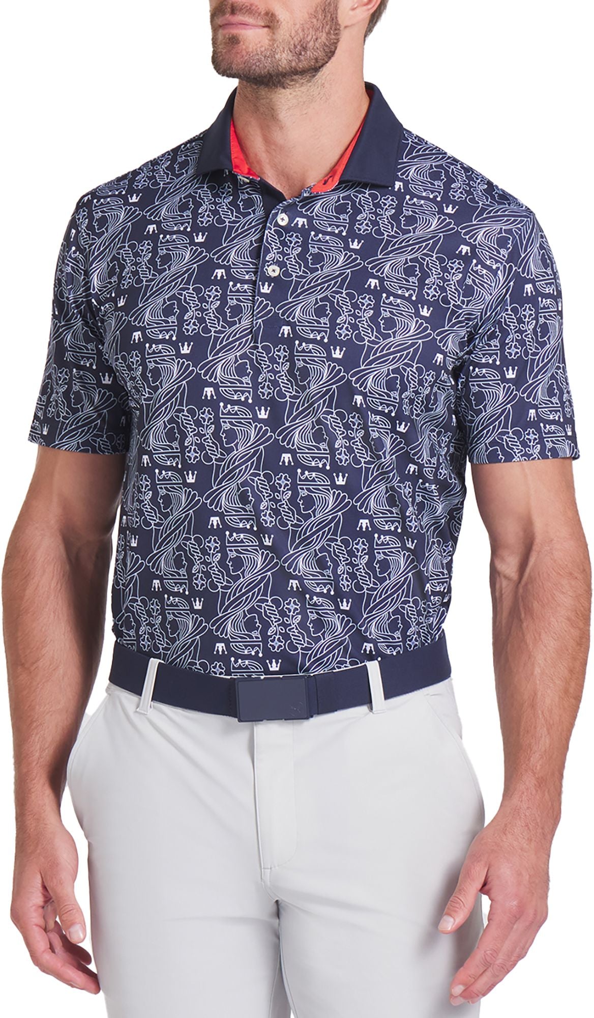 PUMA Men's Pique Royal Golf Polo