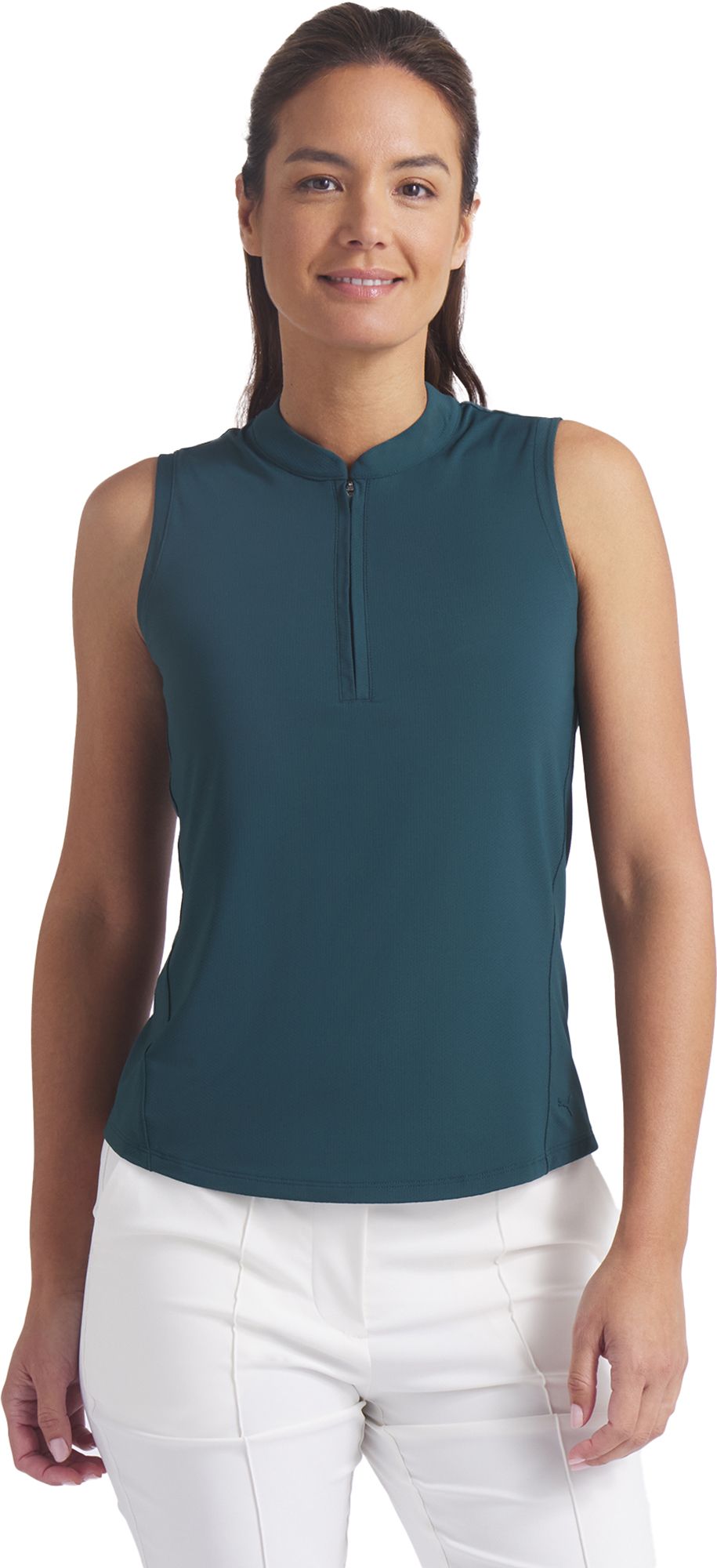 PUMA Women's Sleeveless Aerlon Golf Polo