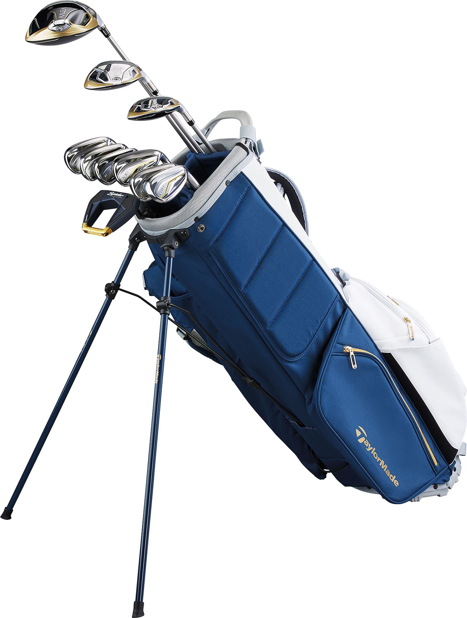 TaylorMade Women's Kalea Gold Stand Bag 10-Piece Complete Set
