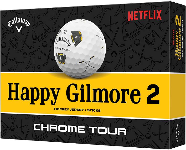 Callaway 2025 Chrome Tour Happy Gilmore 2 Truvis Golf Balls