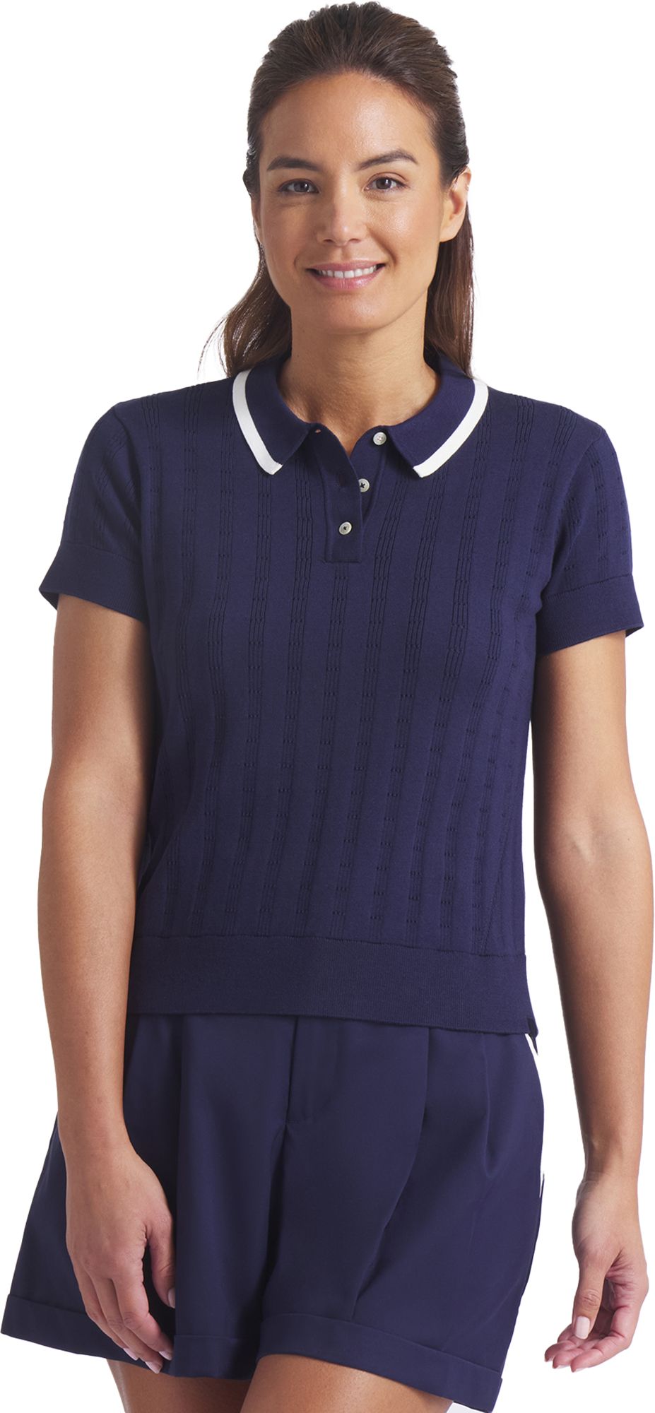 PUMA X Arnold Palmer Women's Pointelle Golf Polo