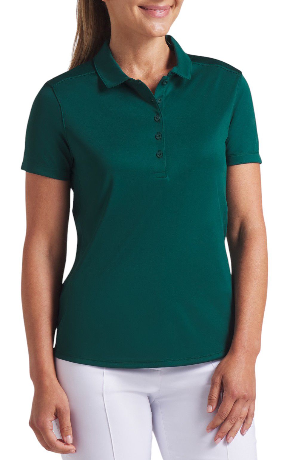 PUMA Women's Pure 2.0 Short Sleeve Golf Polo