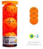 Franklin Pickleball X-40 Outdoor Pickleballs – 3 Pack