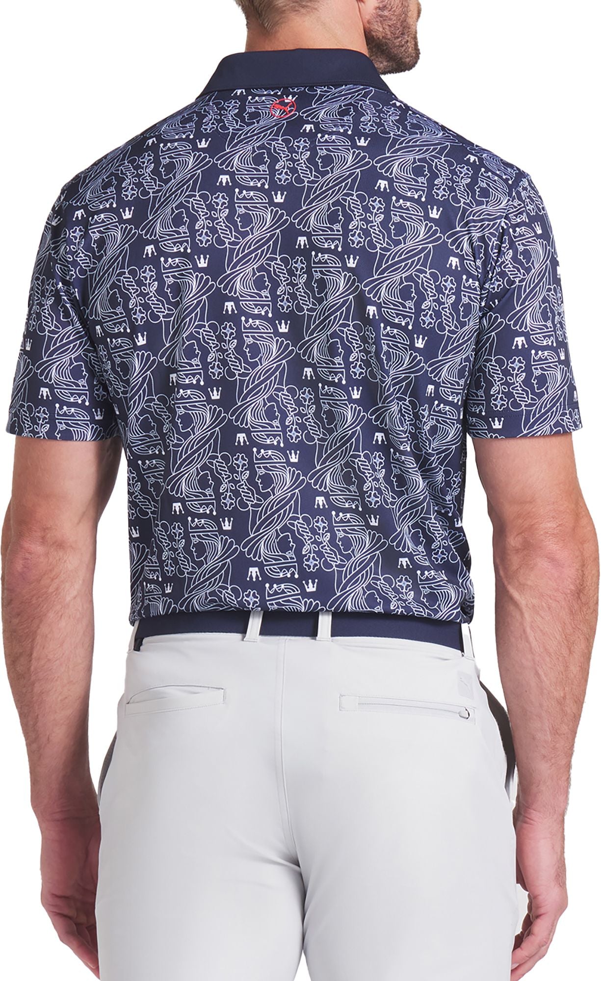 PUMA Men's Pique Royal Golf Polo