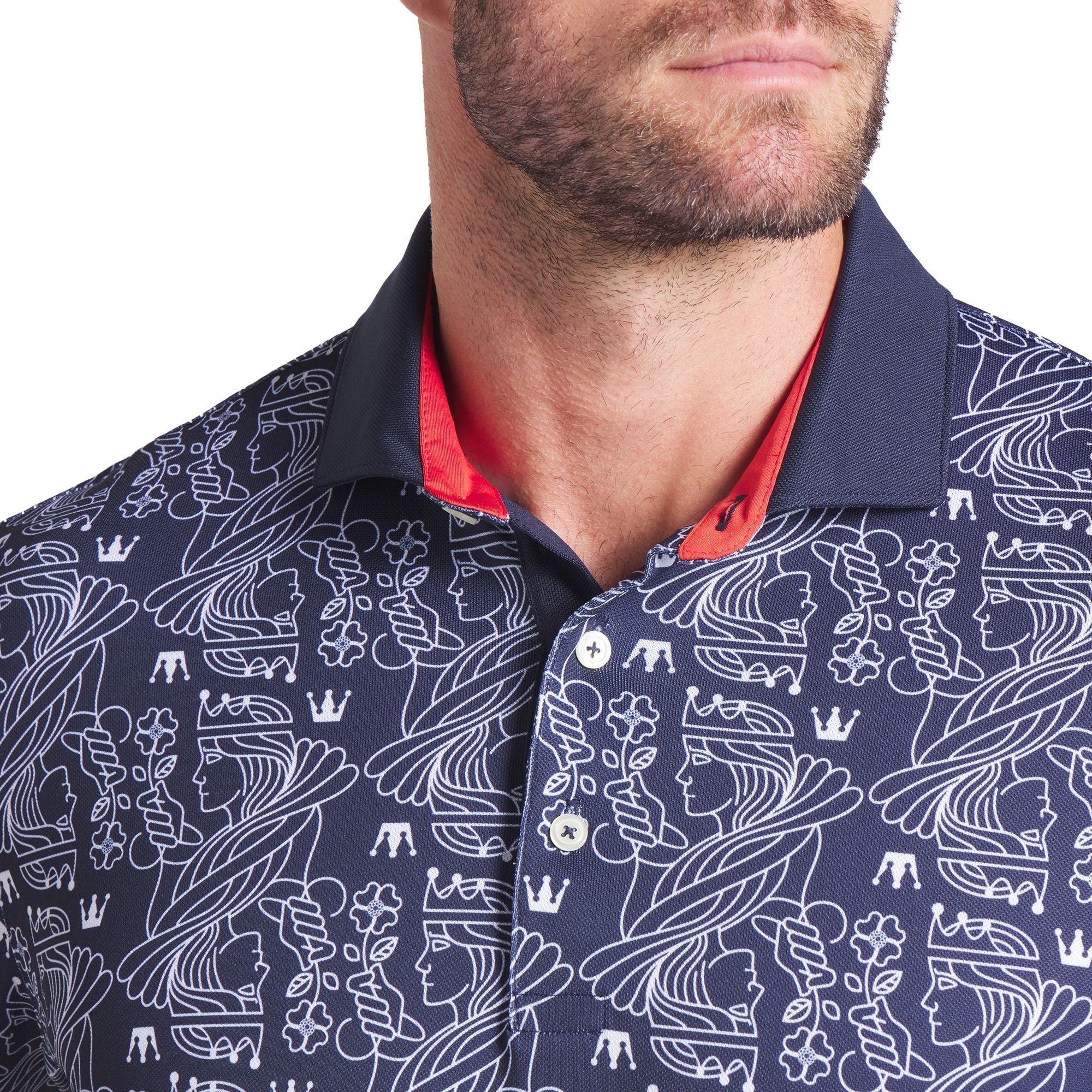 PUMA Men's Pique Royal Golf Polo