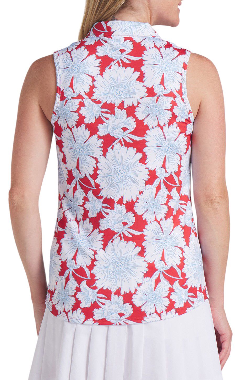 PUMA Women's CLOUDSPUN Botanic Sleeveless Golf Polo