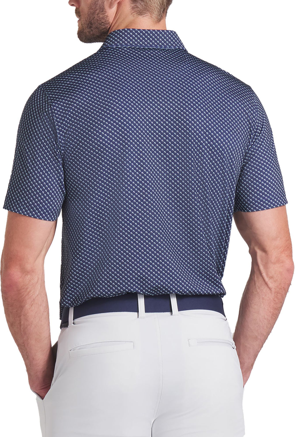 PUMA X Arnold Palmer Men's Micro Umbrellas Golf Polo