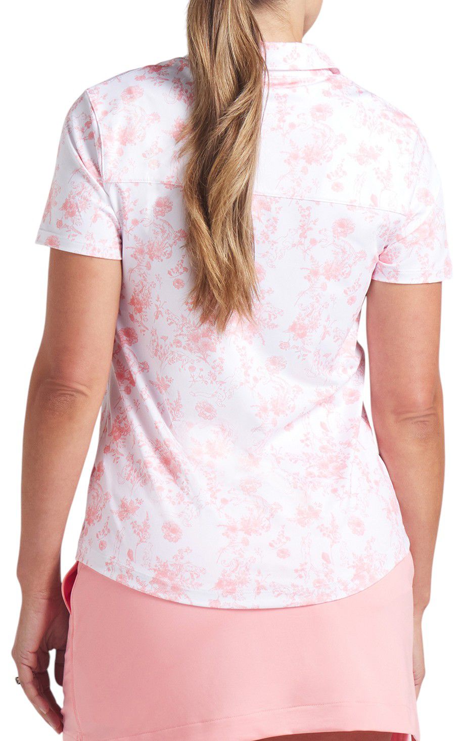 PUMA Women's CLOUDSPUN Toile Golf Polo