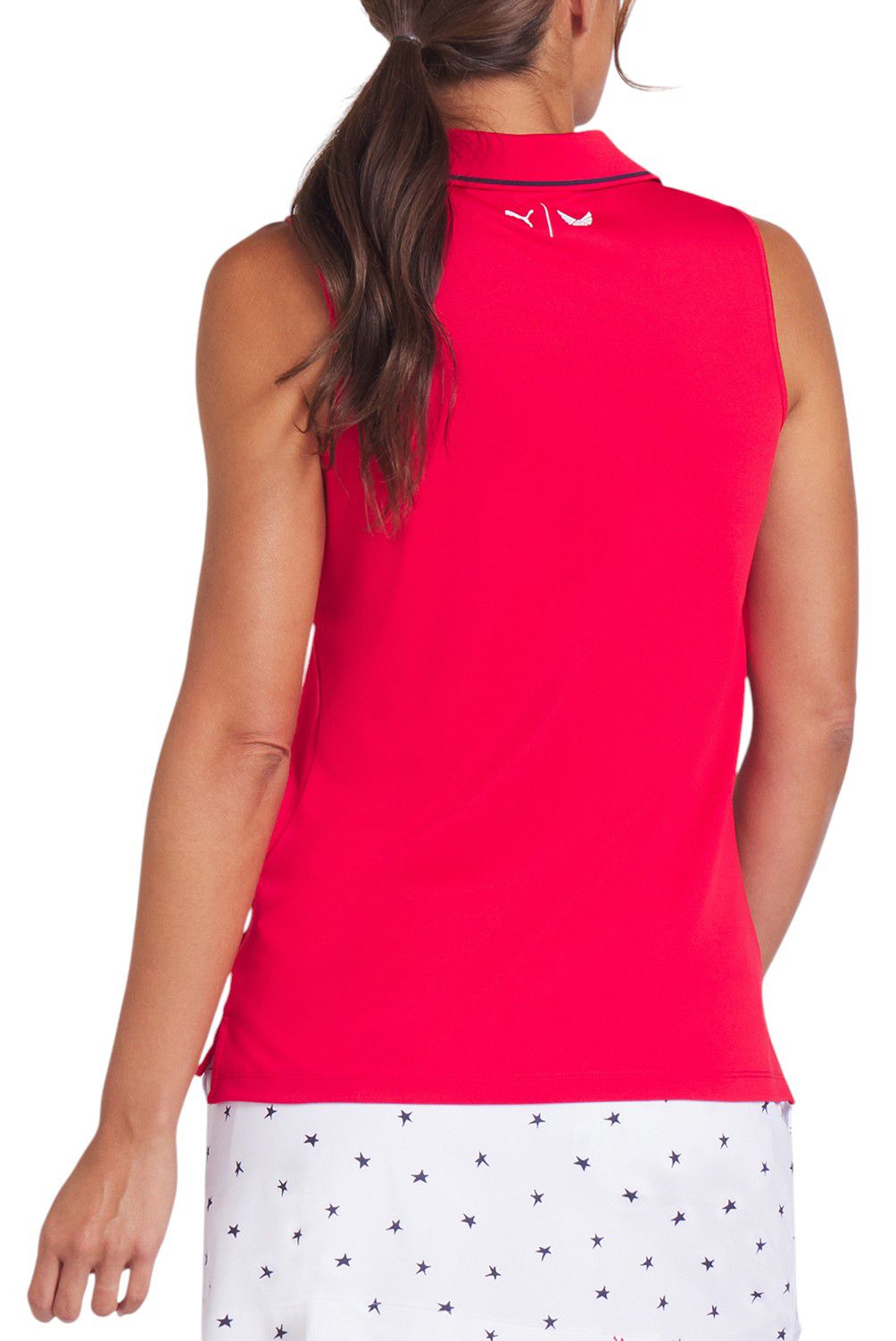 PUMA x Volition Women's Tipped Sleeveless Golf Polo
