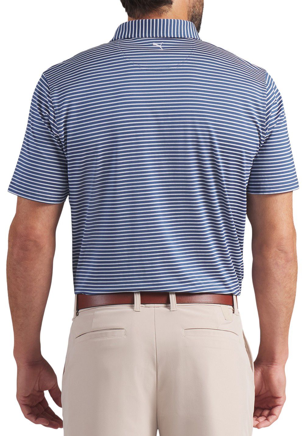 PUMA Men's Brr Striped Golf Polo