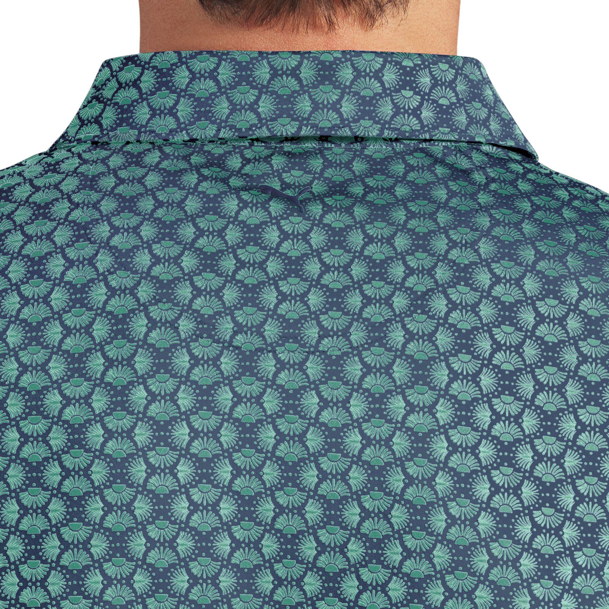 PUMA Men's MATTR Scallop Golf Polo