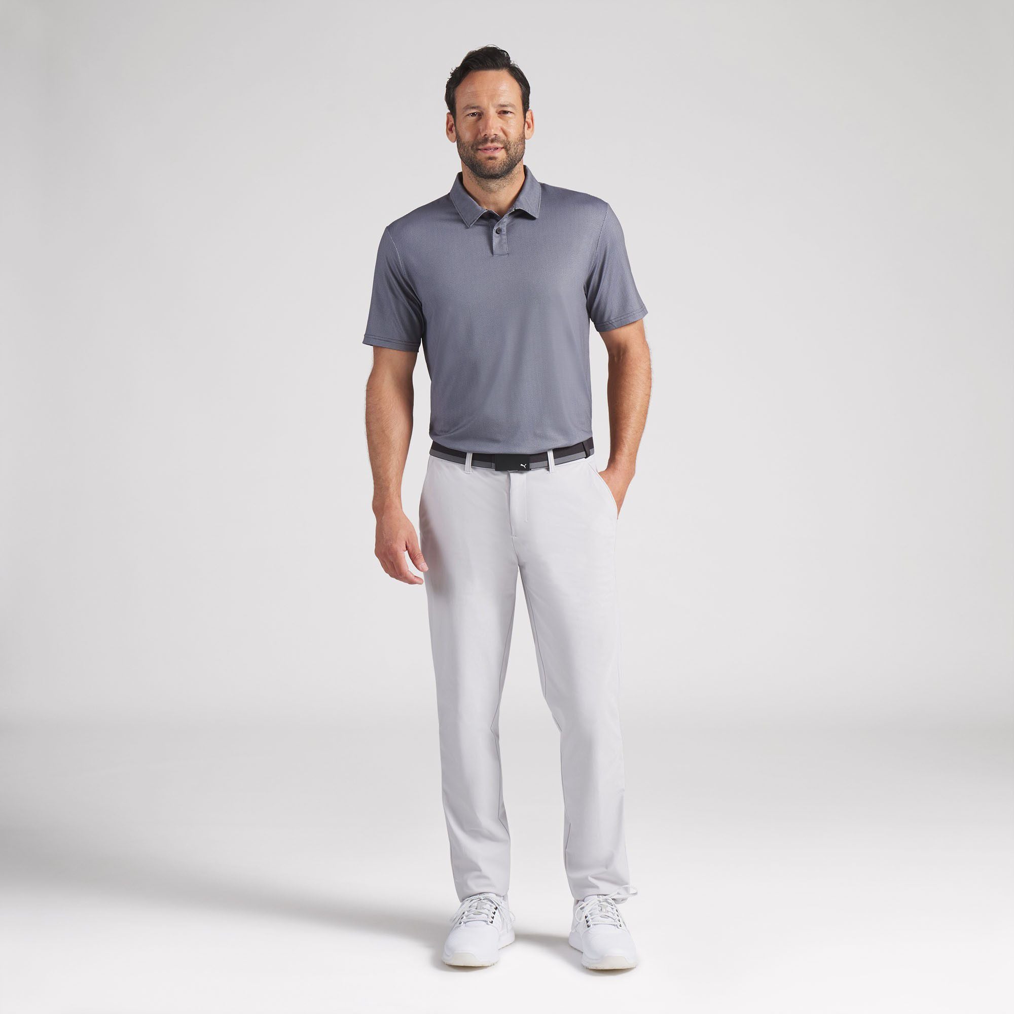 PUMA Men's CLOUDSPUN Birdseye Golf Polo