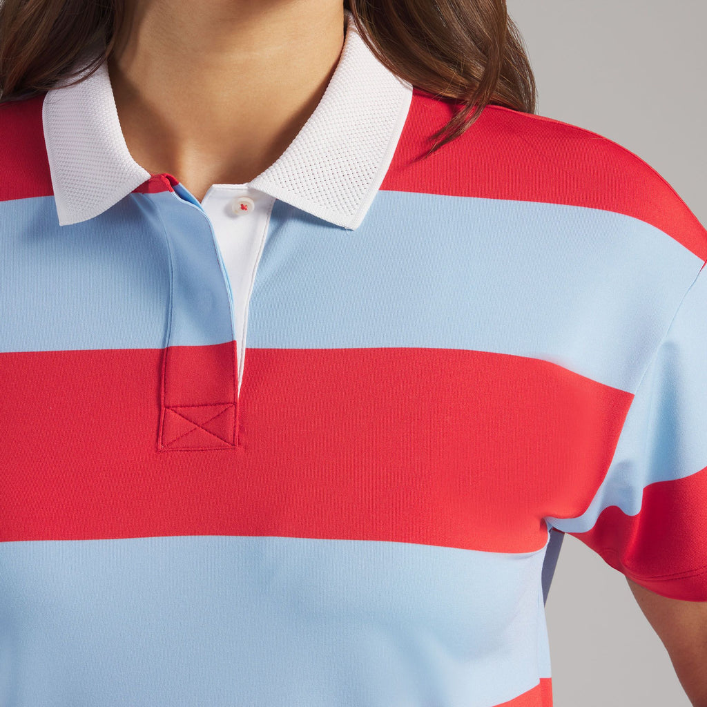 PUMA Women's CLOUDSPUN Rugby Short Sleeve Golf Polo