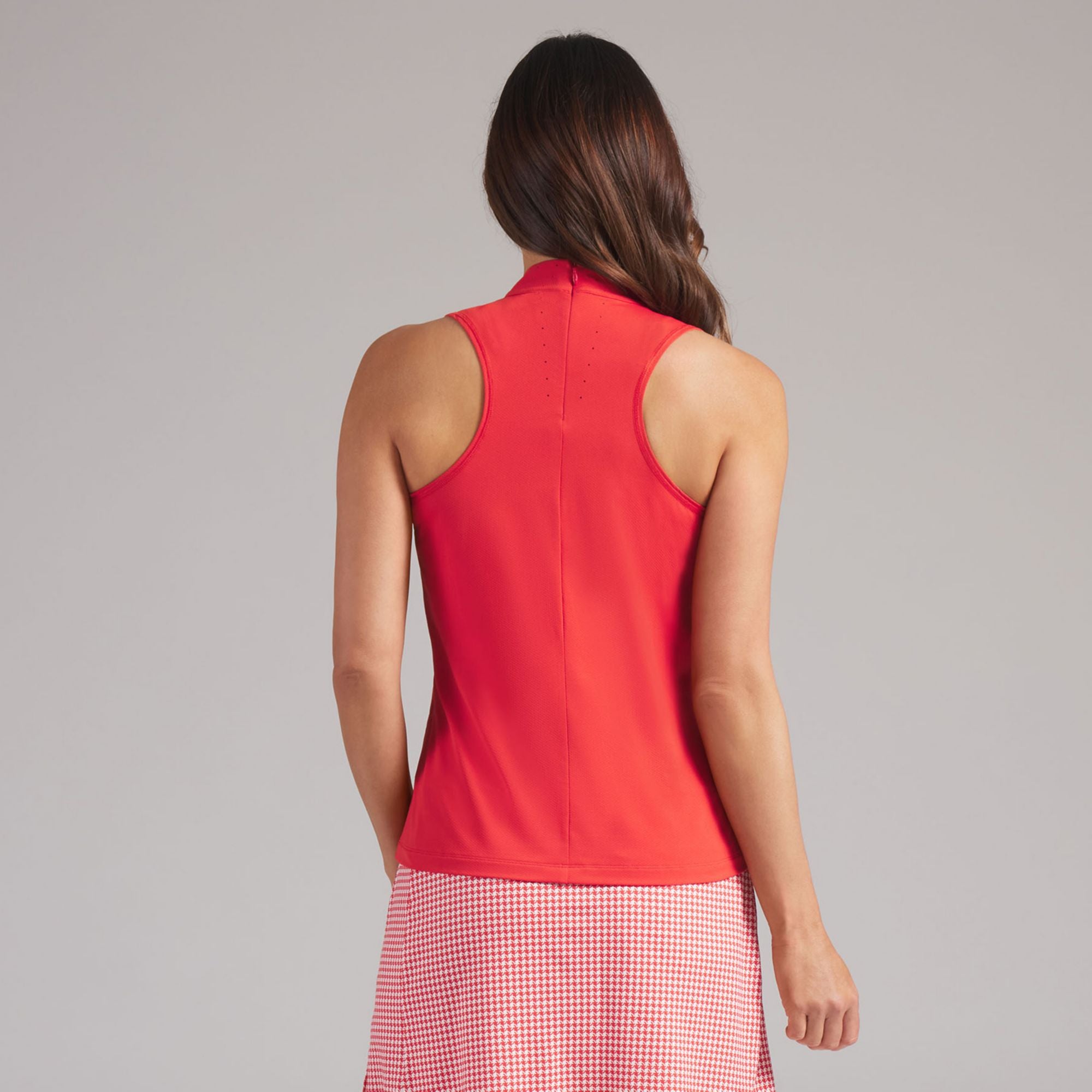 PUMA Women's Nylon Sport Sleeveless Mockneck Golf Shirt