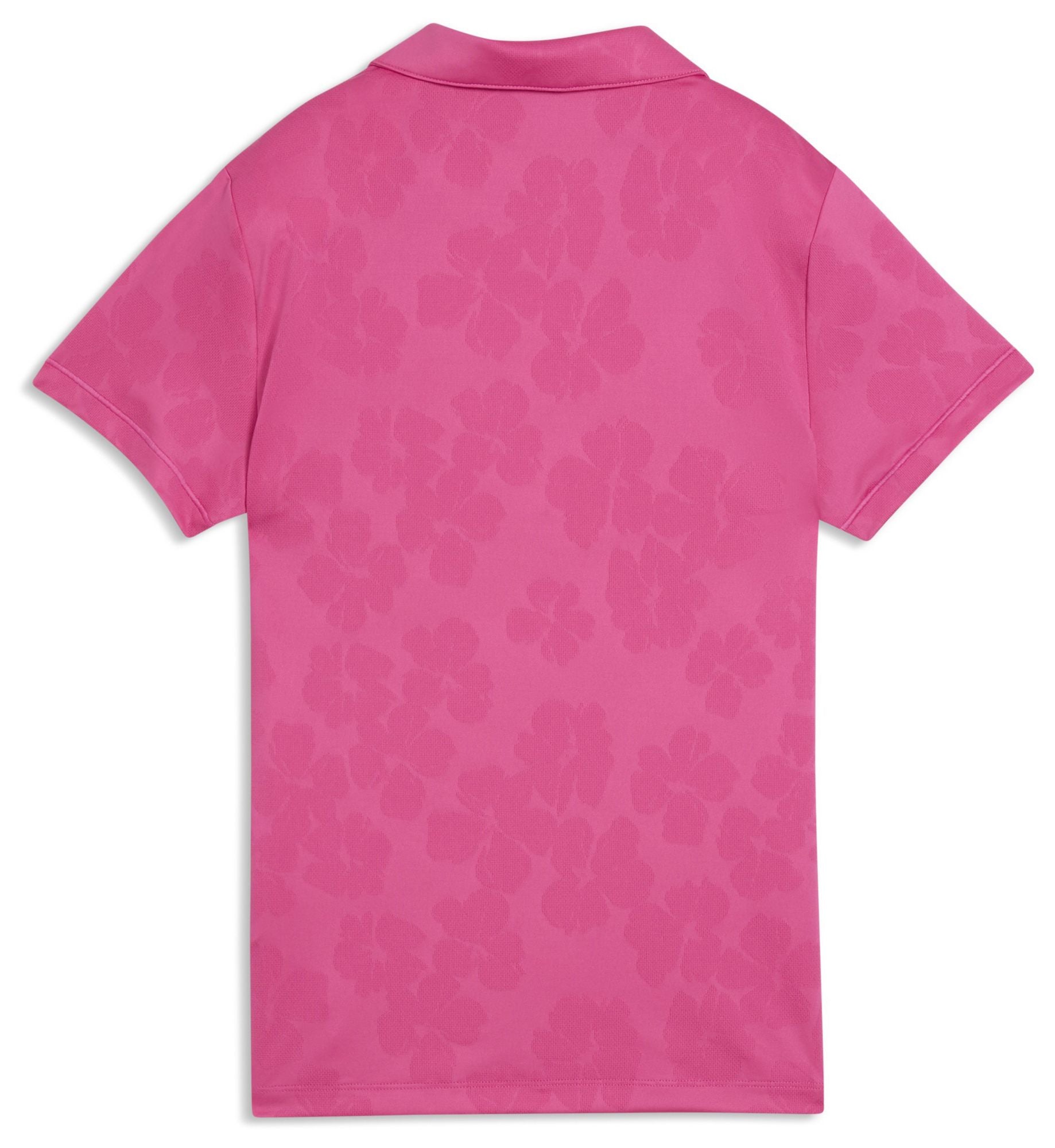 PUMA Women's Floral Lace Jacquard Golf Polo