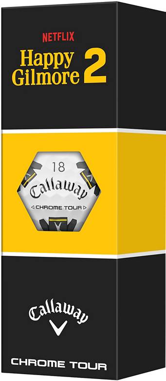Callaway 2025 Chrome Tour Happy Gilmore 2 Truvis Golf Balls