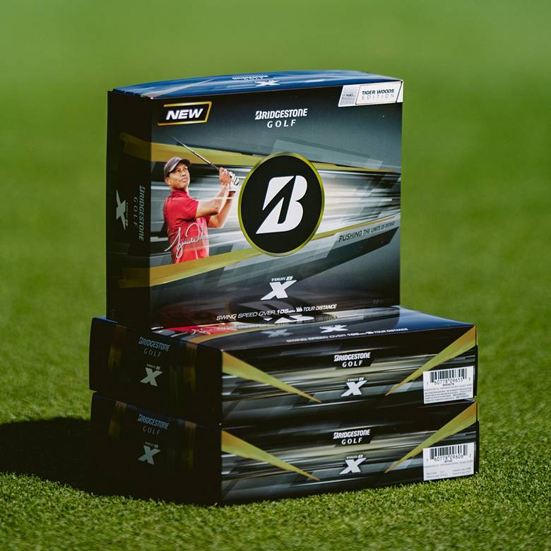 Bridgestone 2026 Tour B X Tiger Golf Balls