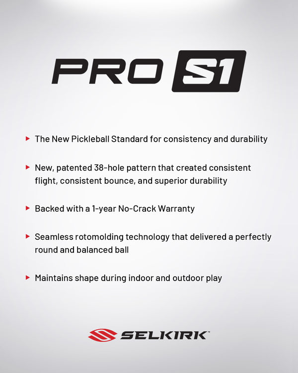 Selkirk Pro S1 Pickleballs
