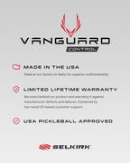 Selkirk VANGUARD Control - Pickleball Paddle - Epic/S2/Invikta