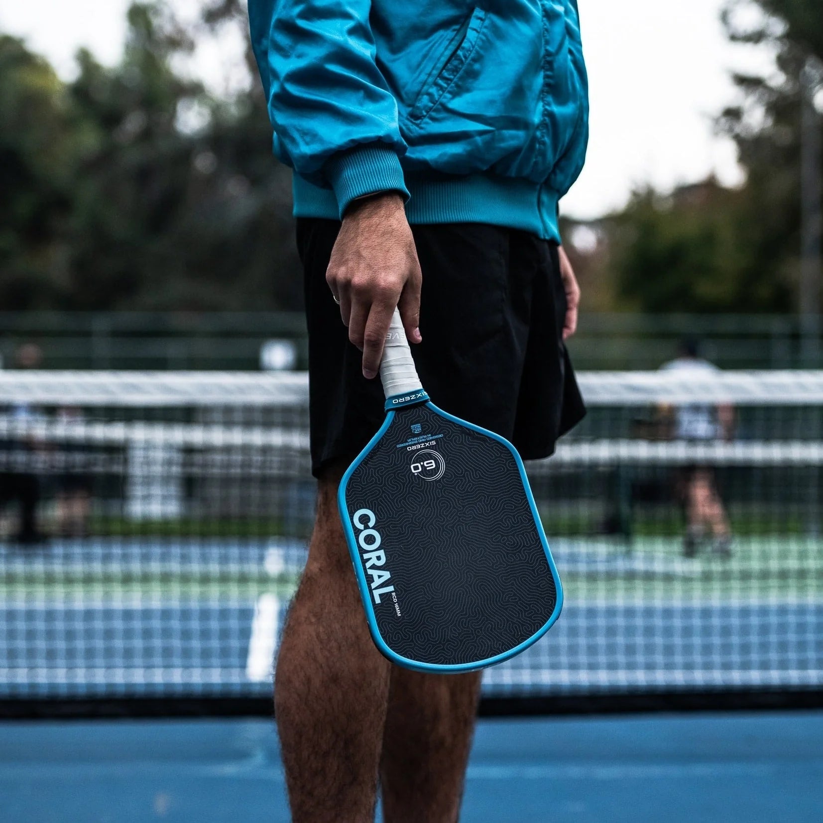 Six Zero Coral 16mm Hybrid Pickleball Paddle