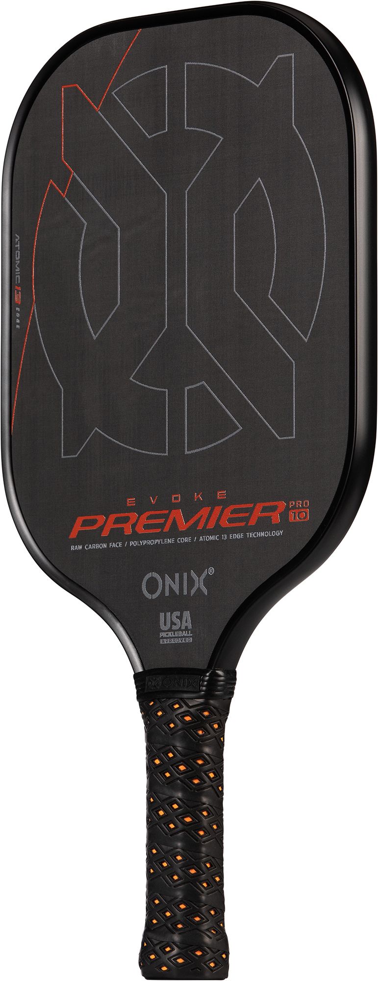 Onix Sports Evoke Premier Raw Carbon 10 mm Pickleball Paddle