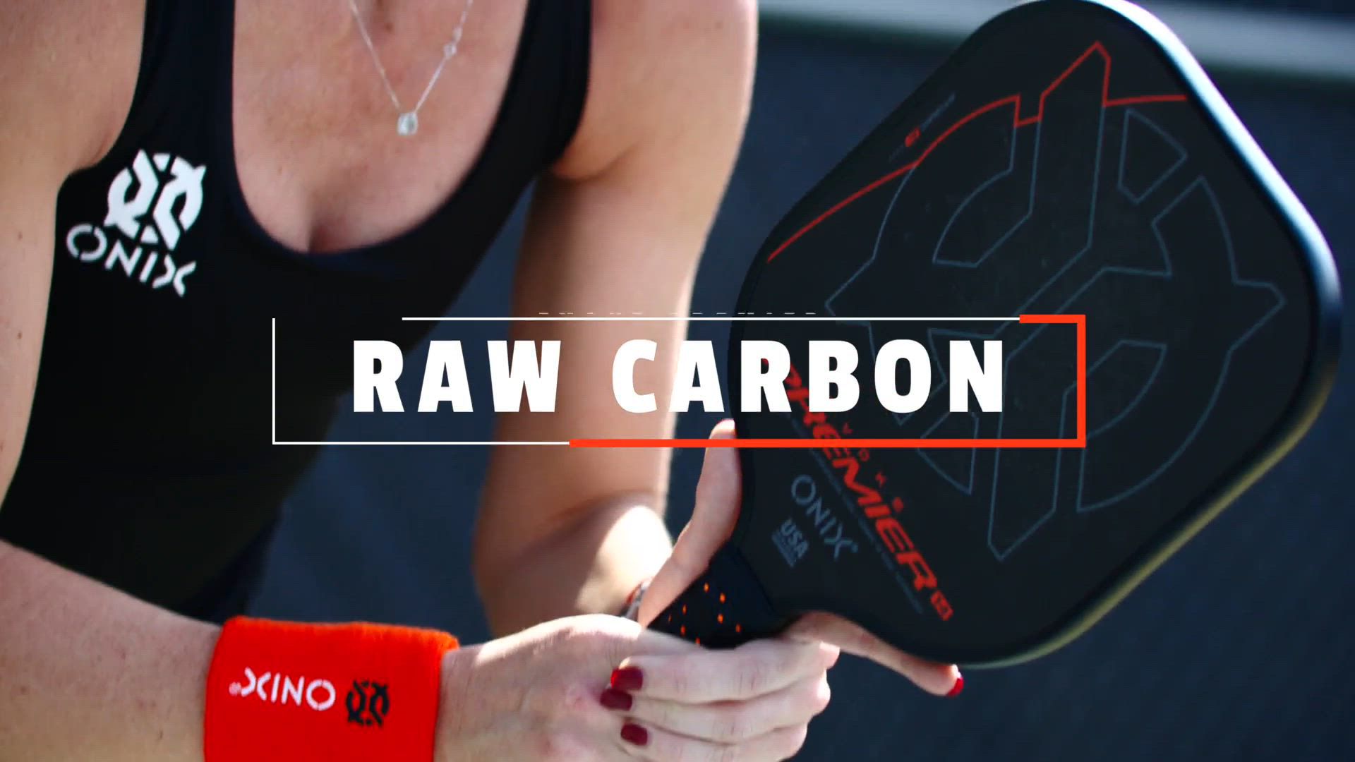 Onix Sports Evoke Premier Raw Carbon 12 mm Pickleball Paddle