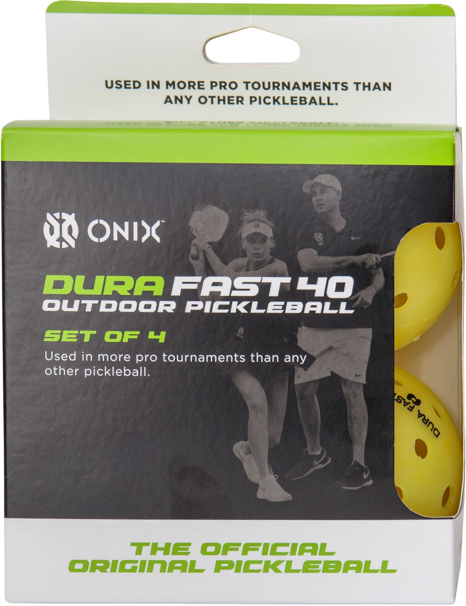 Onix Sports Dura Fast 40 Outdoor Pickleball - 4 Pack