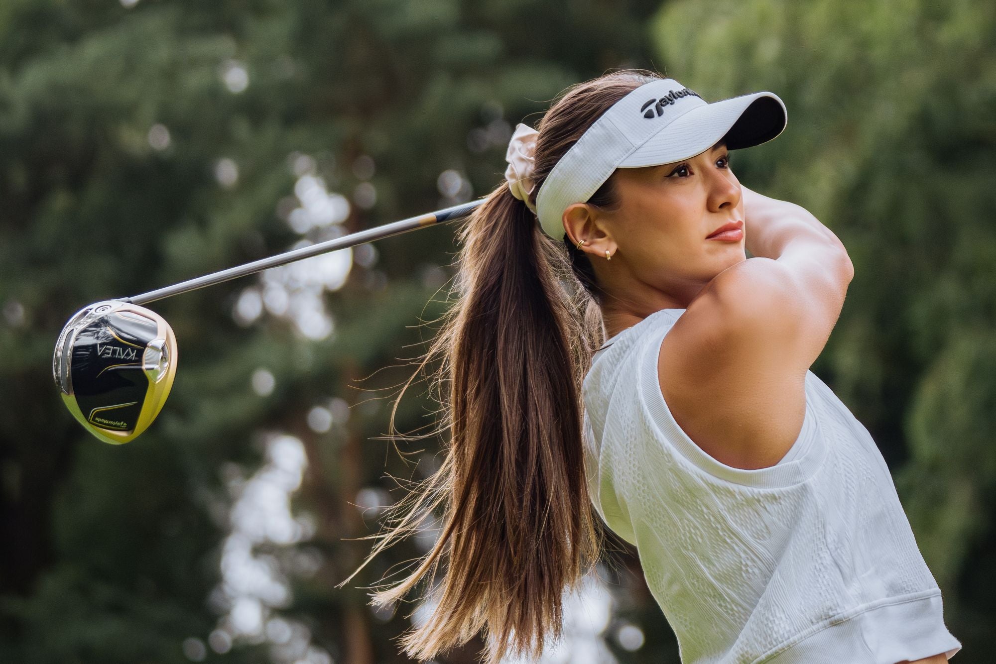 TaylorMade Women's Kalea Gold Cart Bag 10-Piece Complete Set