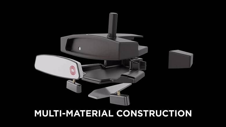 Odyssey Eleven Tour Lined Slant Neck Putter