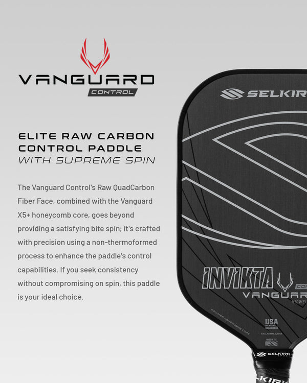 Selkirk VANGUARD Control - Pickleball Paddle - Epic/S2/Invikta