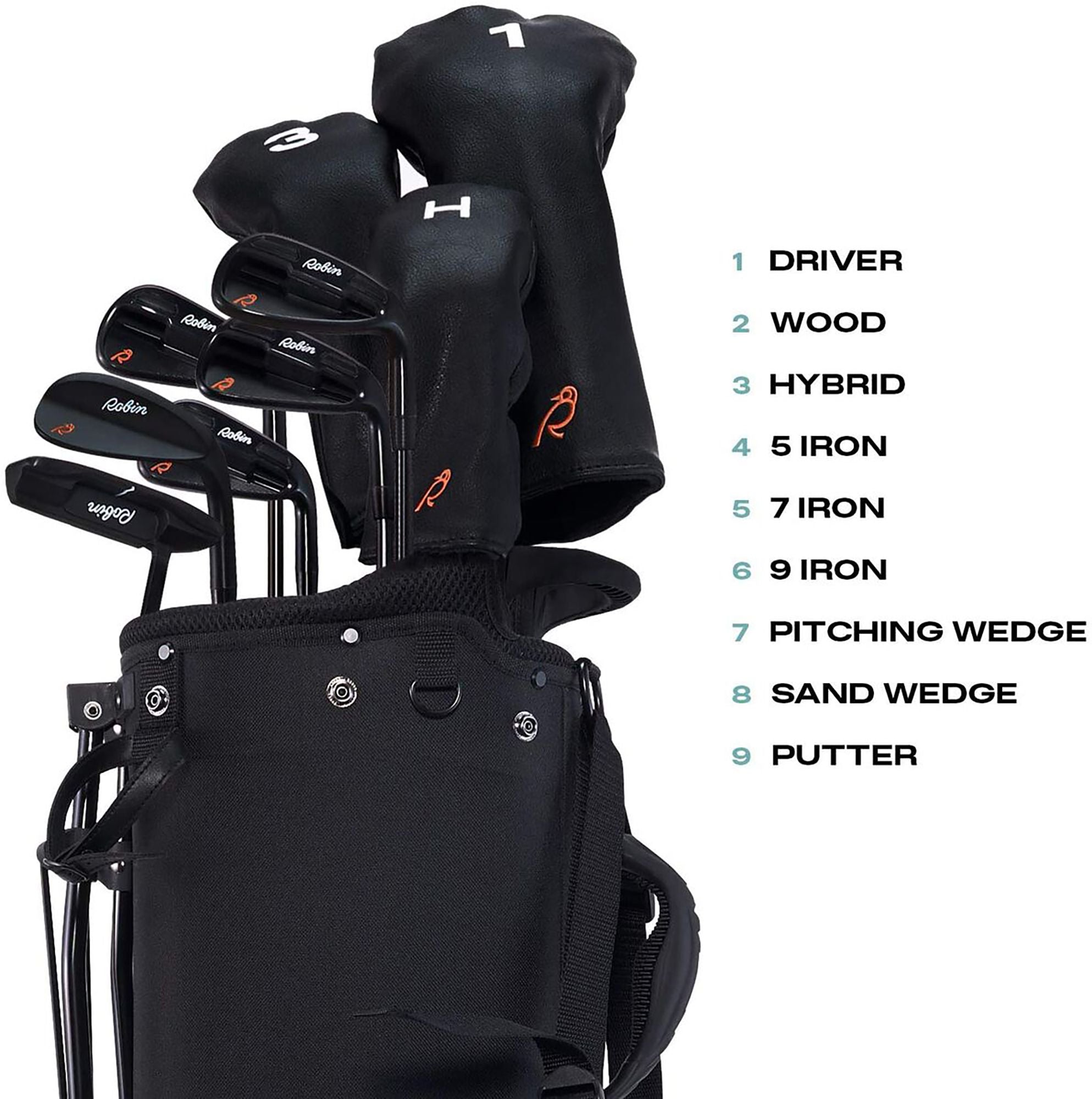 Robin Golf Women's Essentials 9-Piece Complete Set
