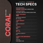 Six Zero Coral 16mm Hybrid Pickleball Paddle