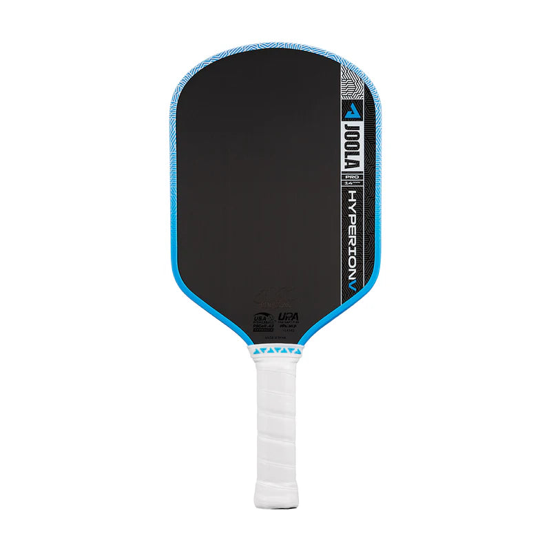 JOOLA Hyperion Pro V Ben Johns 16mm pickleball paddle front view – elongated aero-curve shape with KineticFrame technology
