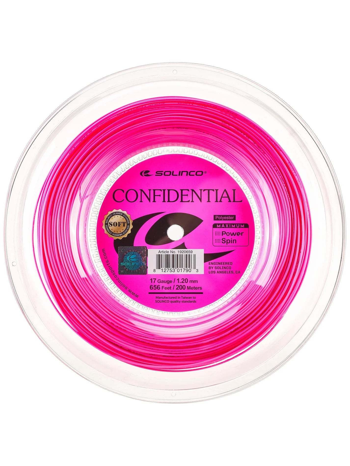 Emphasize pink color, softer feel (e.g., close-up of pink monofilament).