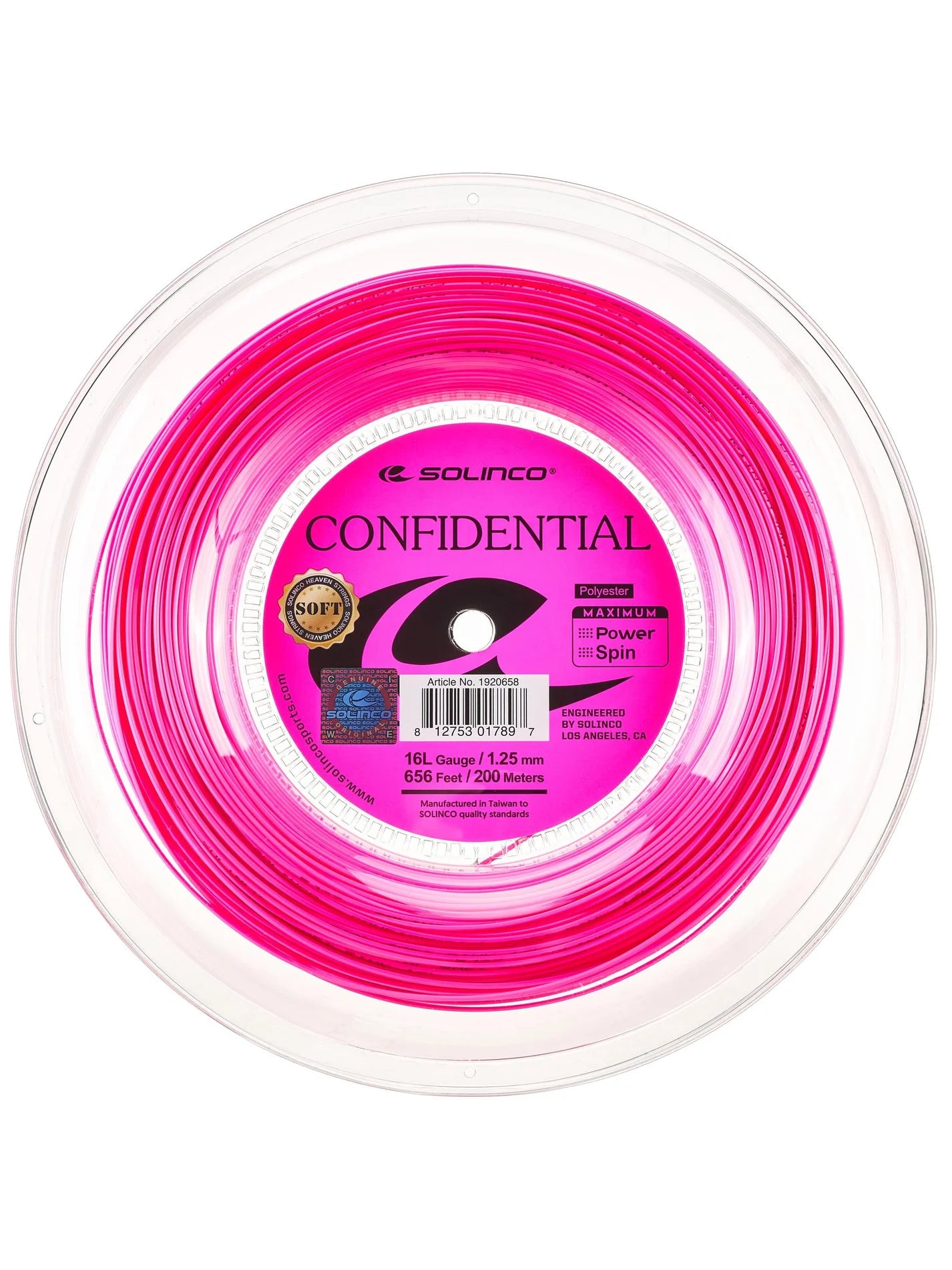 Emphasize pink color, softer feel (e.g., close-up of pink monofilament)