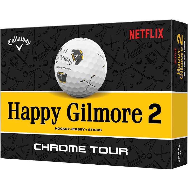 Callaway 2025 Chrome Tour Happy Gilmore 2 Truvis Golf Balls