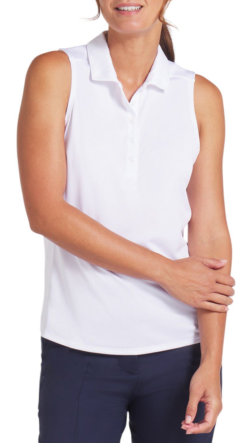 PUMA Women's Pure 2.0 Sleeveless Golf Polo