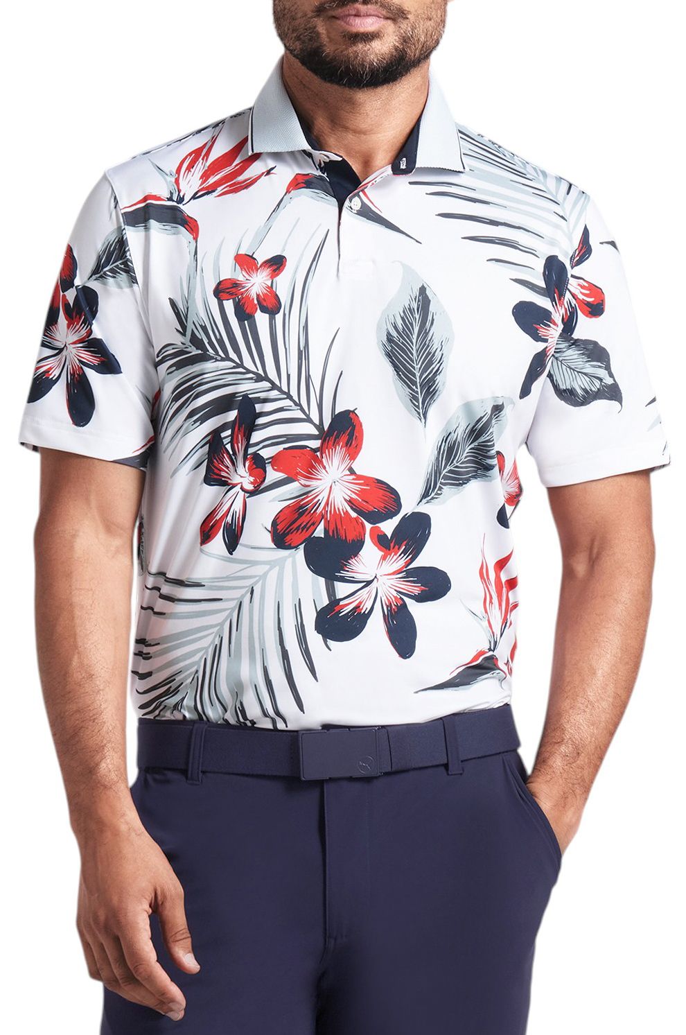PUMA Men's MATTR Luau Golf Polo