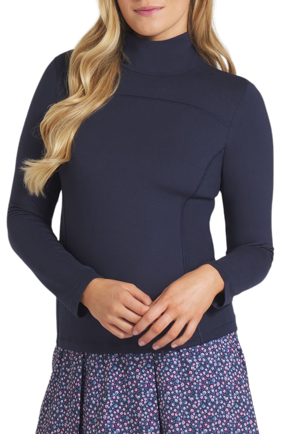 Puma Women's Lucy Mock Neck Long Sleeve Golf Shirt