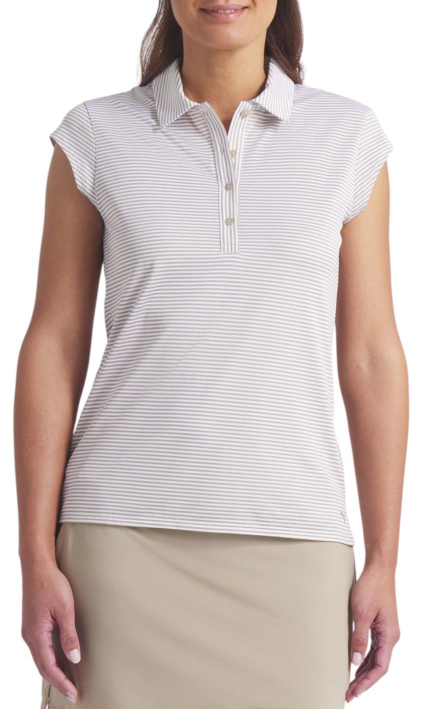 PUMA Women's Pique Cap Sleeve Golf Polo