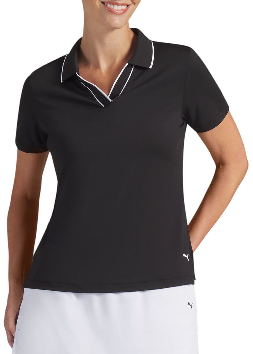 PUMA Women's CLOUDSPUN Essential Short Sleeve Golf Polo