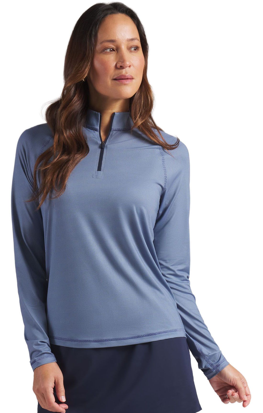 PUMA Women's UV Birdseye ¼ Zip Long Sleeve Golf Shirt