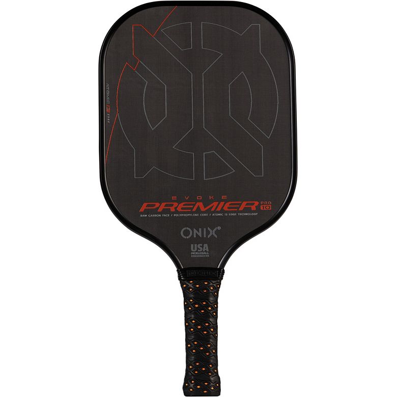 Onix Sports Evoke Premier Raw Carbon 10 mm Pickleball Paddle