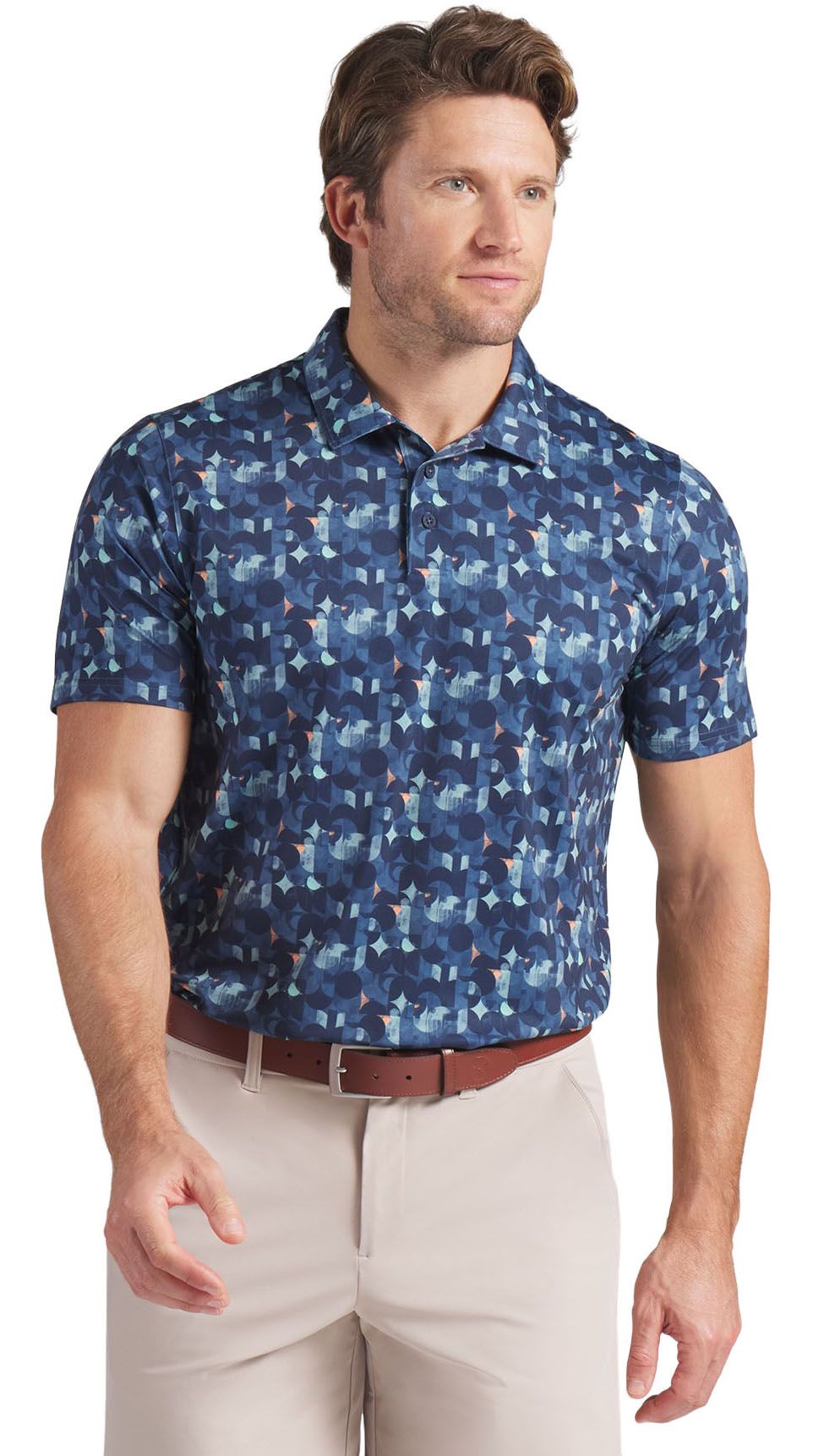 PUMA Men's MATTR Deco Golf Polo