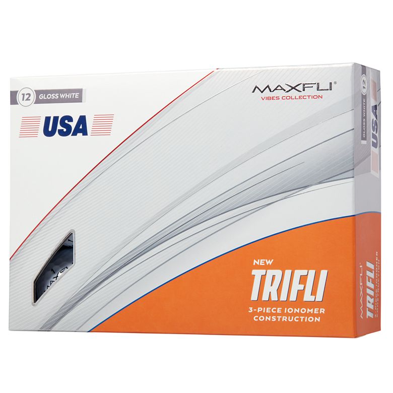 Maxfli 2023 TriFli USA Vibes Golf Balls