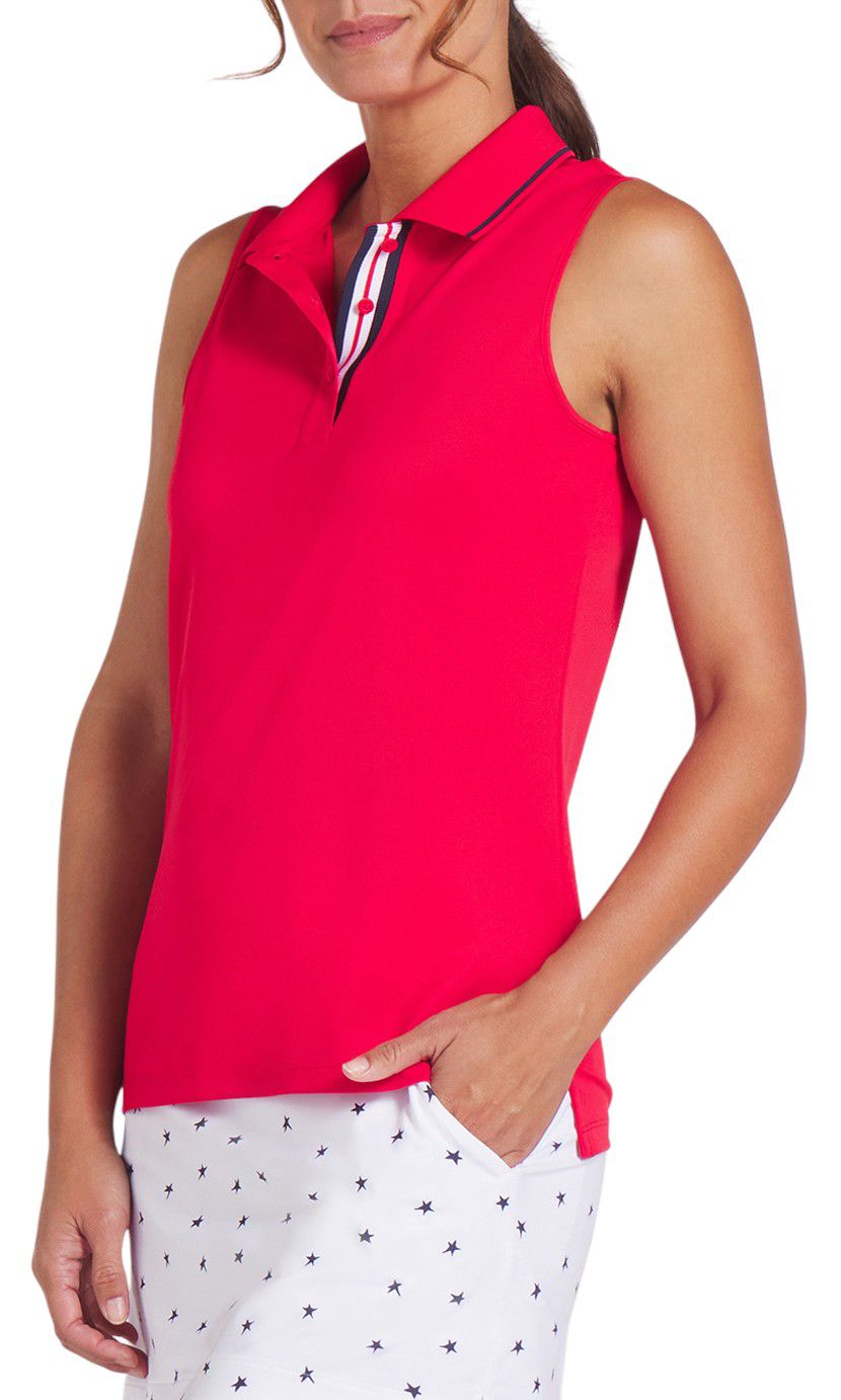 PUMA x Volition Women's Tipped Sleeveless Golf Polo